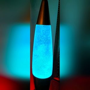 Glitter lava fun lamp